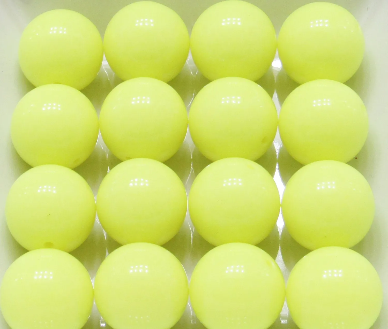 10 Neon Yellow 20mm Bubblegum Beads, Chunky Neon Yellow Acrylic Beads, Bubblegum Bead Supply, Acrylic Bubblegum Beads, Jewelry Supply
