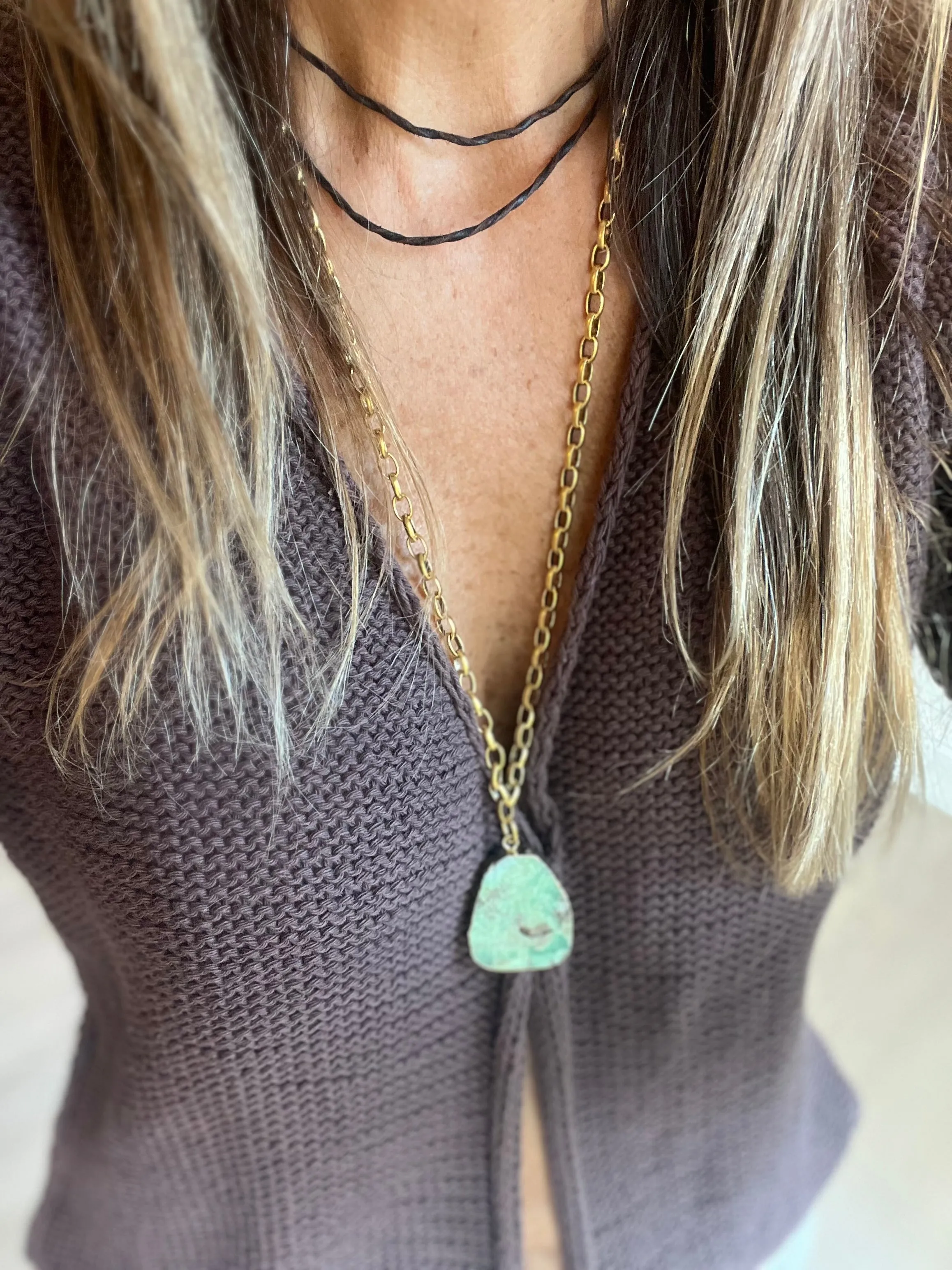 Agua turquesa necklace