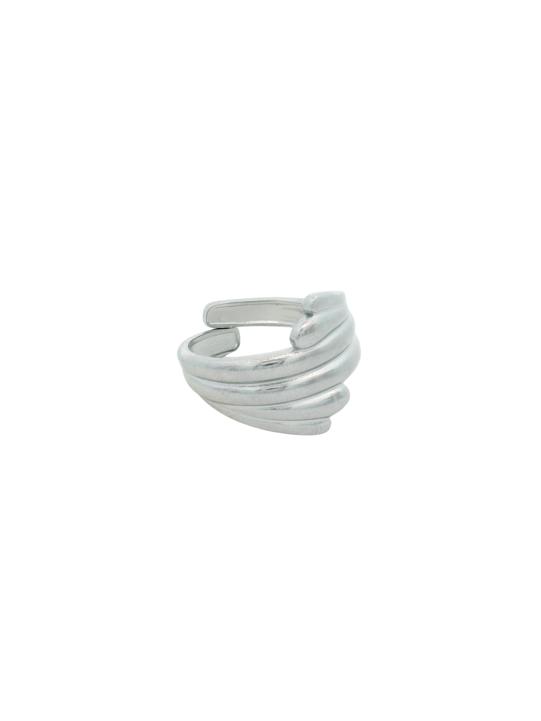 Anillo Con Lineas Cruzadas