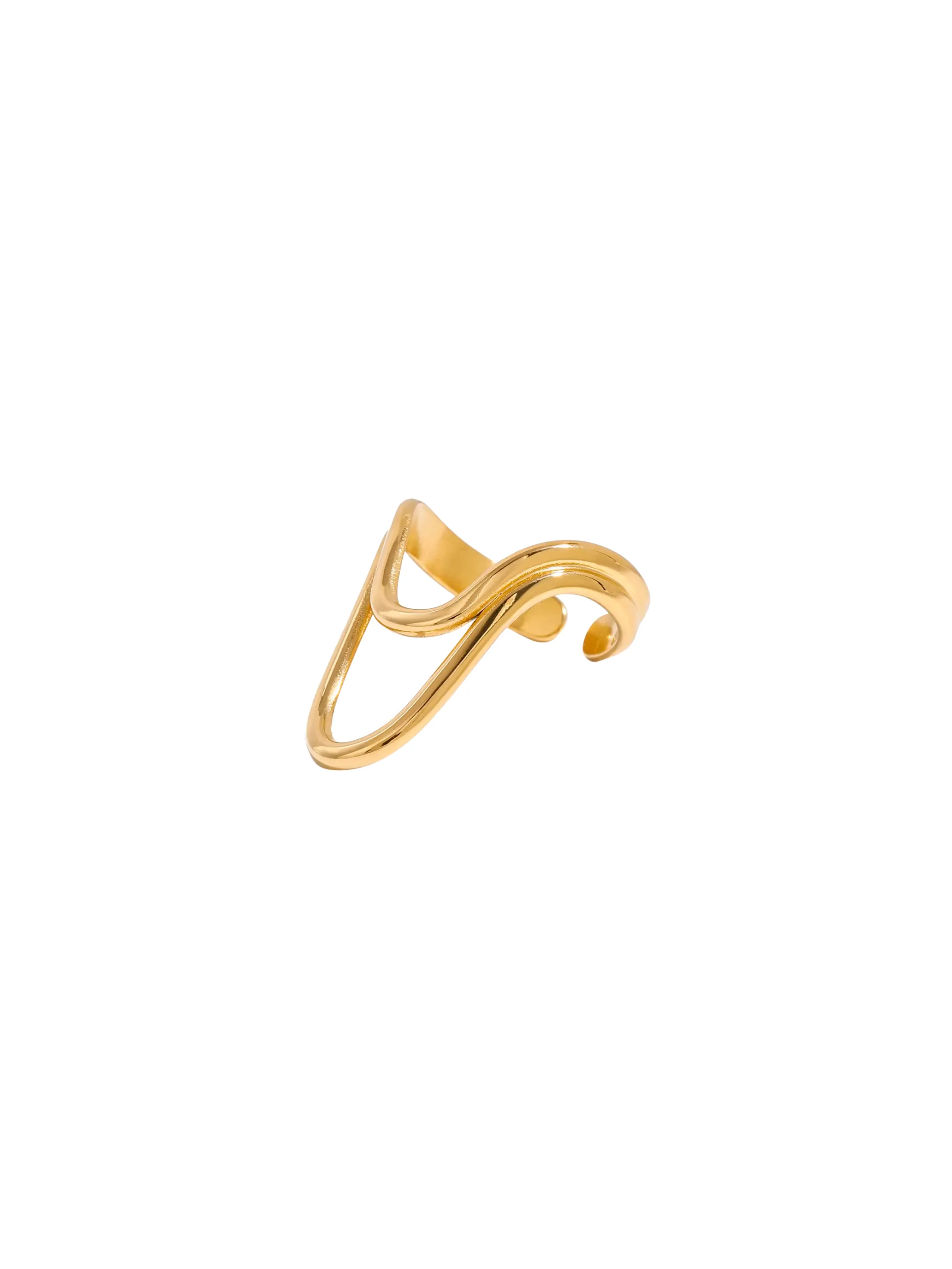 Anillo Doble Curva Abierto