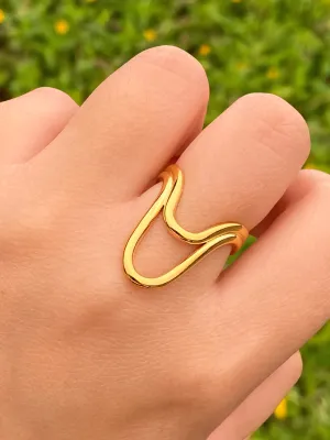 Anillo Doble Curva Abierto