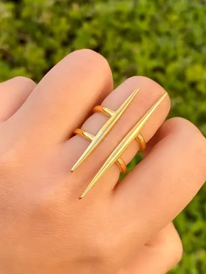 Anillo Doble Linea Paralela Abierto