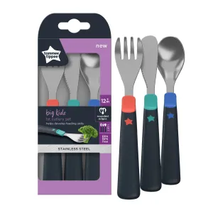 Big Kids Stainless Steel First Cutlery Set, 12m 