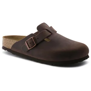 Birkenstock 159713 Boston Soft Footbed Habana Oiled Leather-Narrow