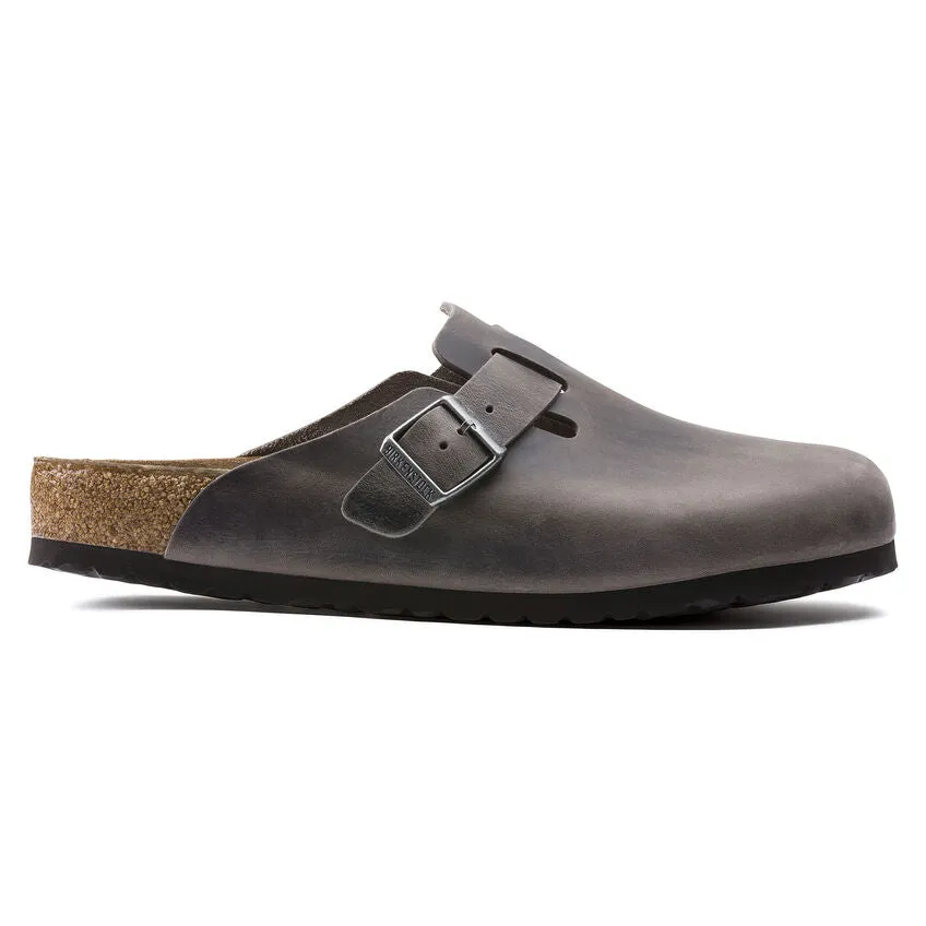 Boston Soft Footbed Oiled Leather Iron