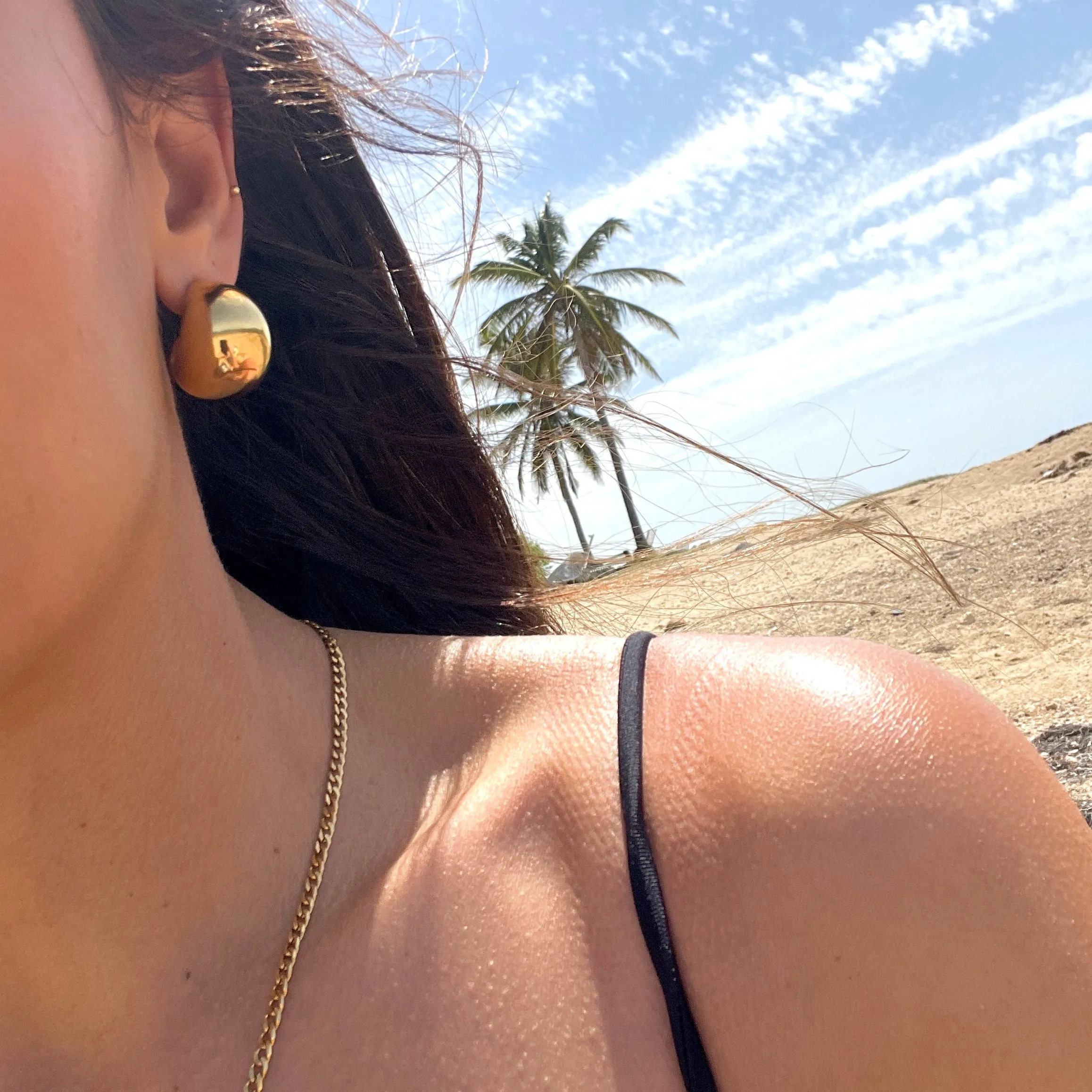 Bubble Chunky Earrings (Gold and Silver)