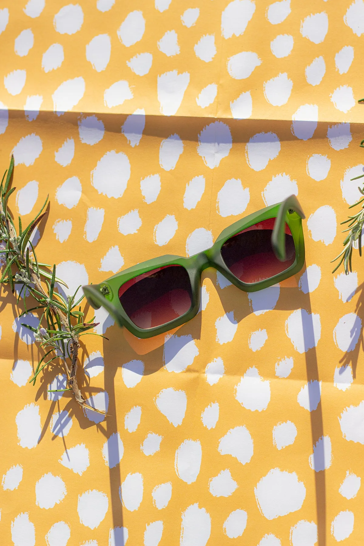 Chunky Bevelled Square Sunglasses