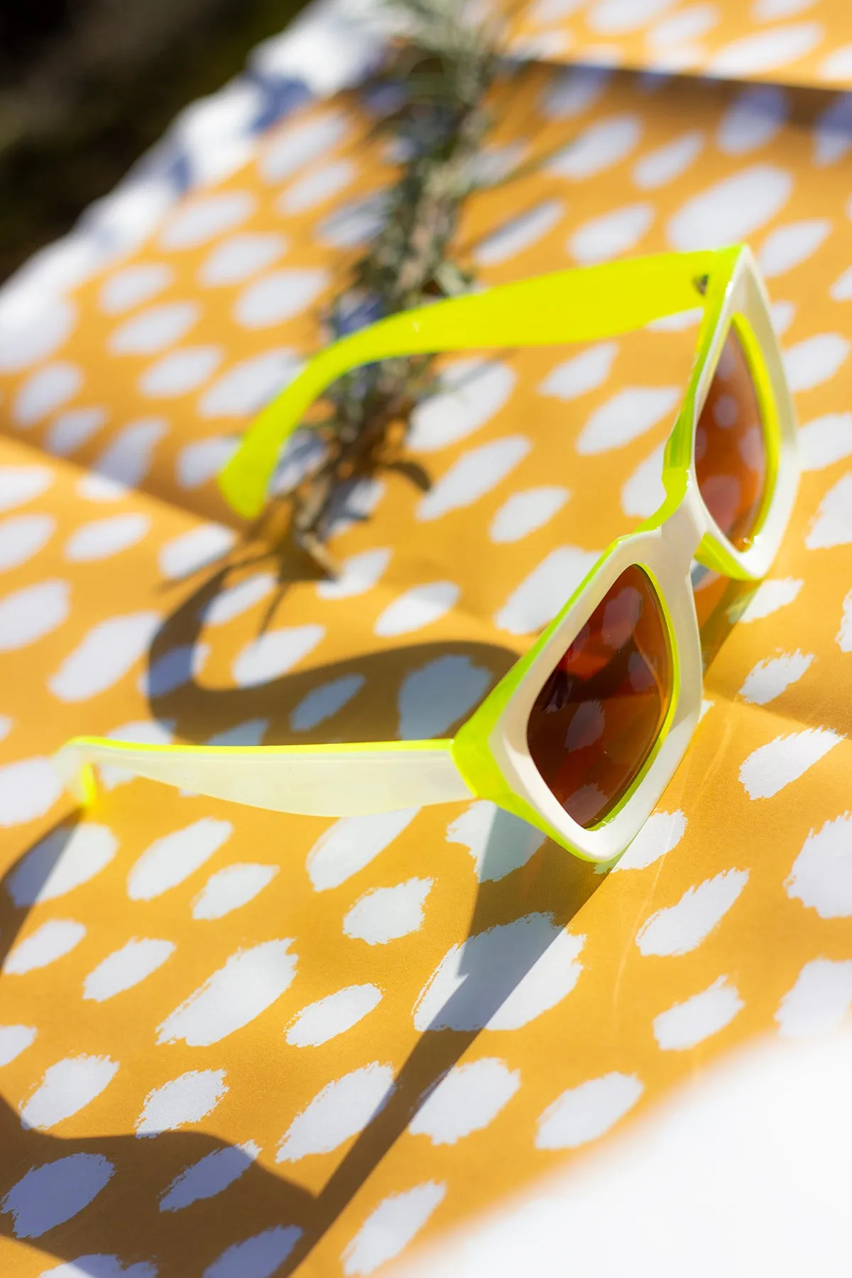 Chunky Bevelled Square Sunglasses