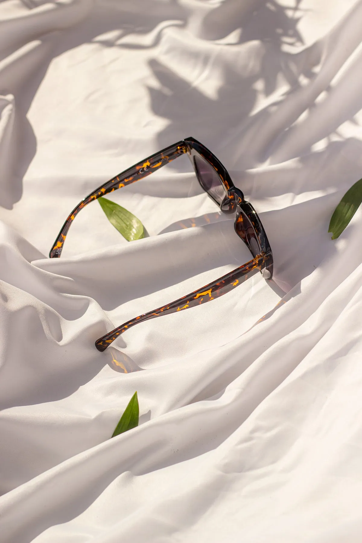 Chunky Bevelled Square Sunglasses
