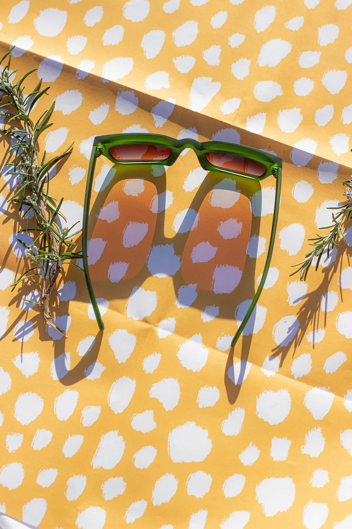 Chunky Bevelled Square Sunglasses