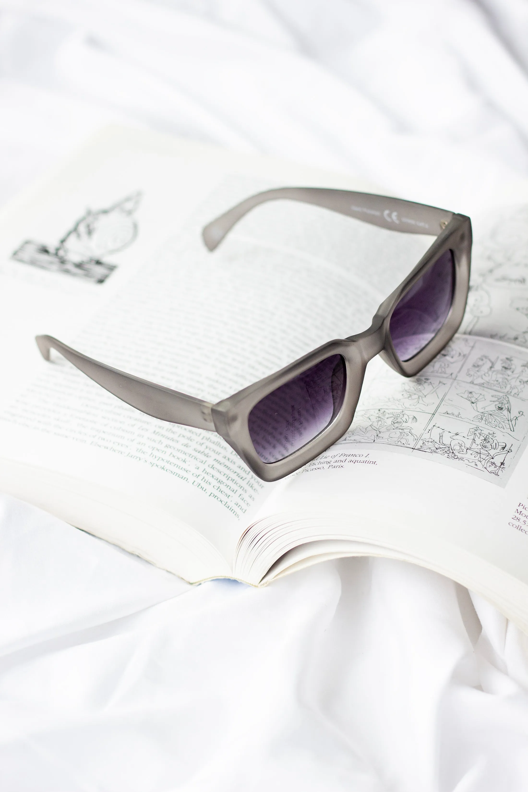 Chunky Bevelled Square Sunglasses