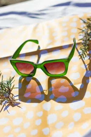 Chunky Bevelled Square Sunglasses