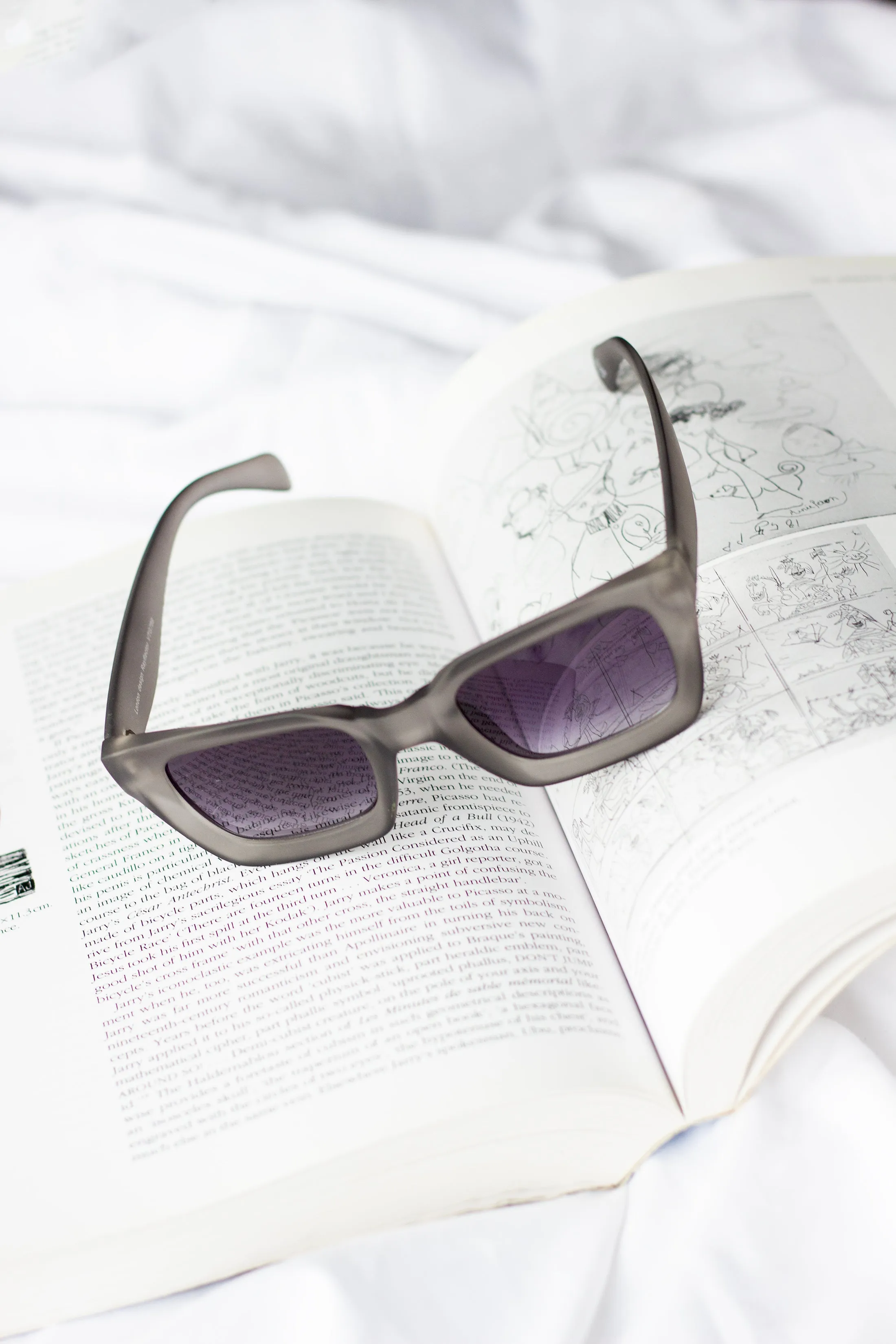 Chunky Bevelled Square Sunglasses