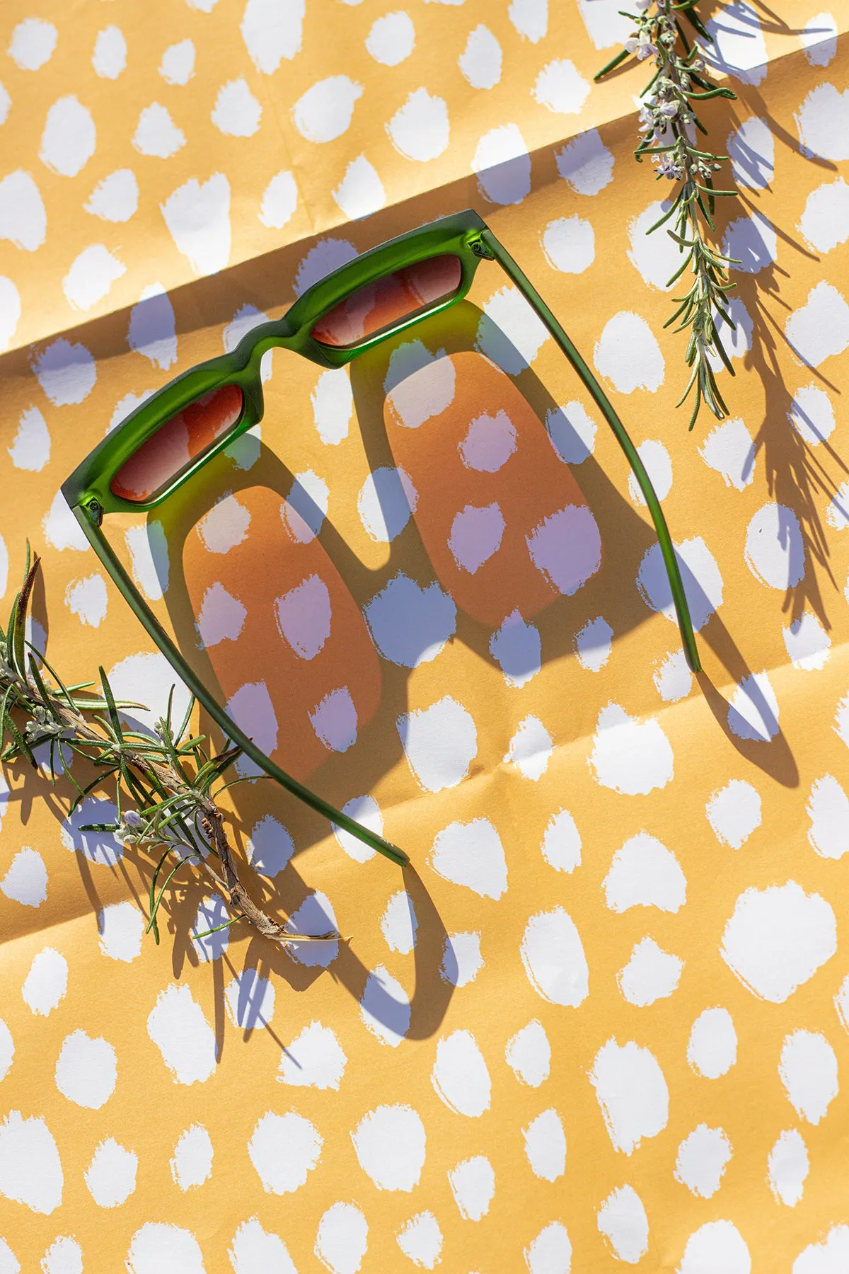 Chunky Bevelled Square Sunglasses
