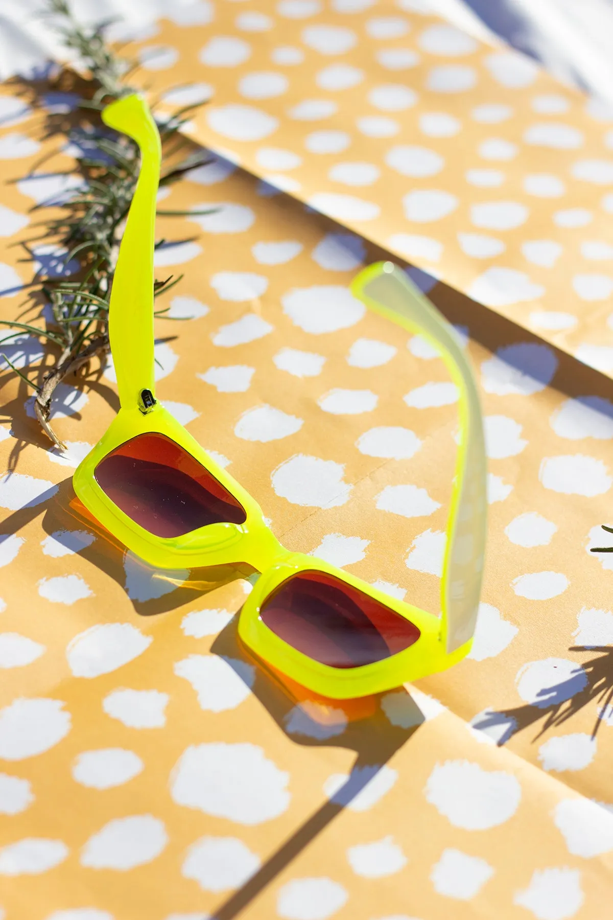 Chunky Bevelled Square Sunglasses