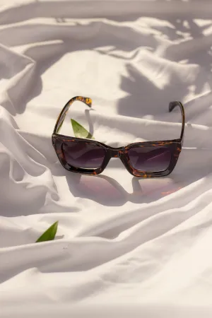 Chunky Bevelled Square Sunglasses