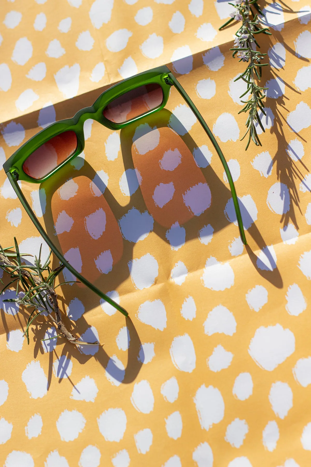 Chunky Bevelled Square Sunglasses
