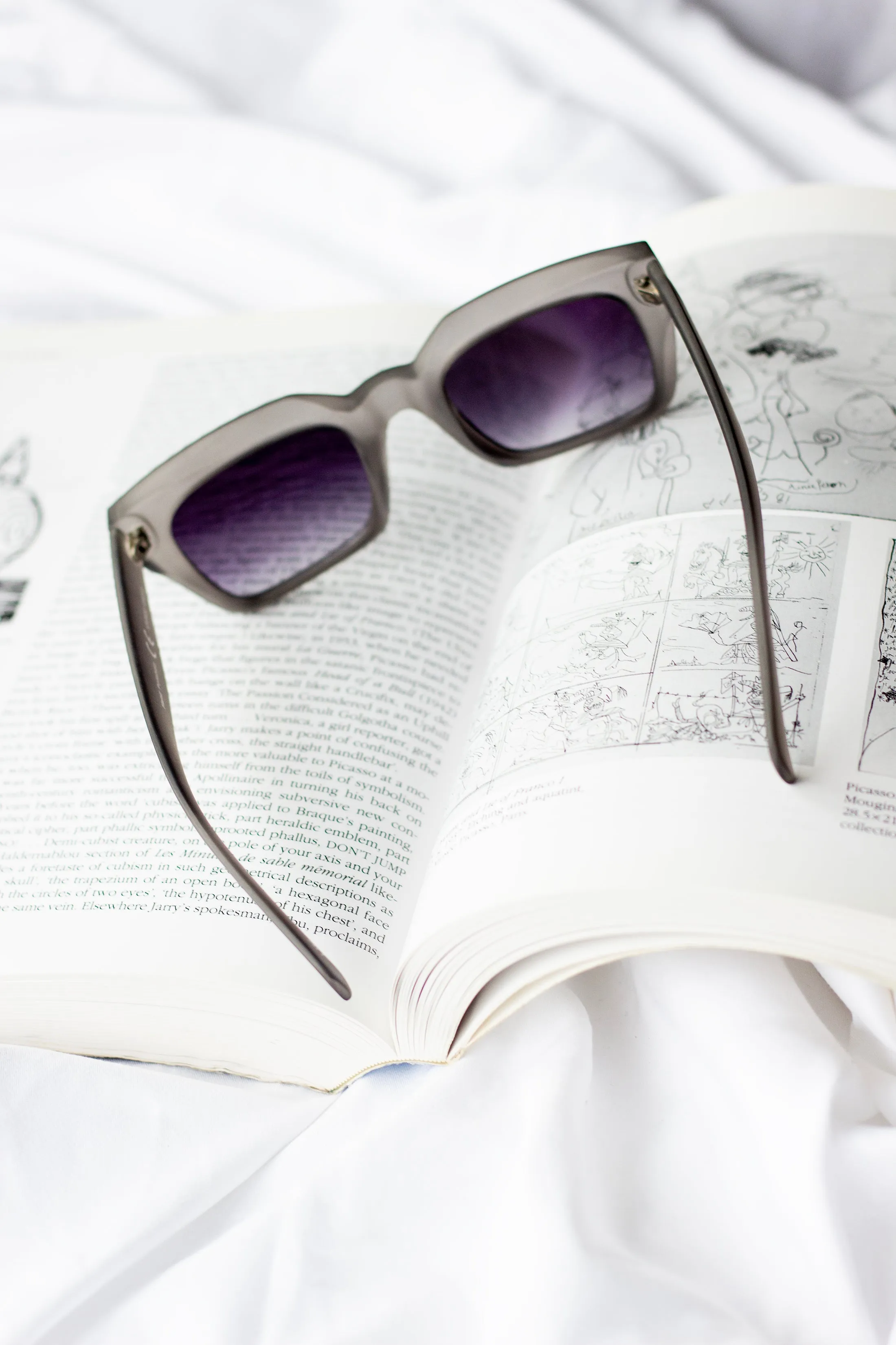 Chunky Bevelled Square Sunglasses