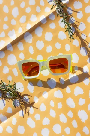 Chunky Bevelled Square Sunglasses