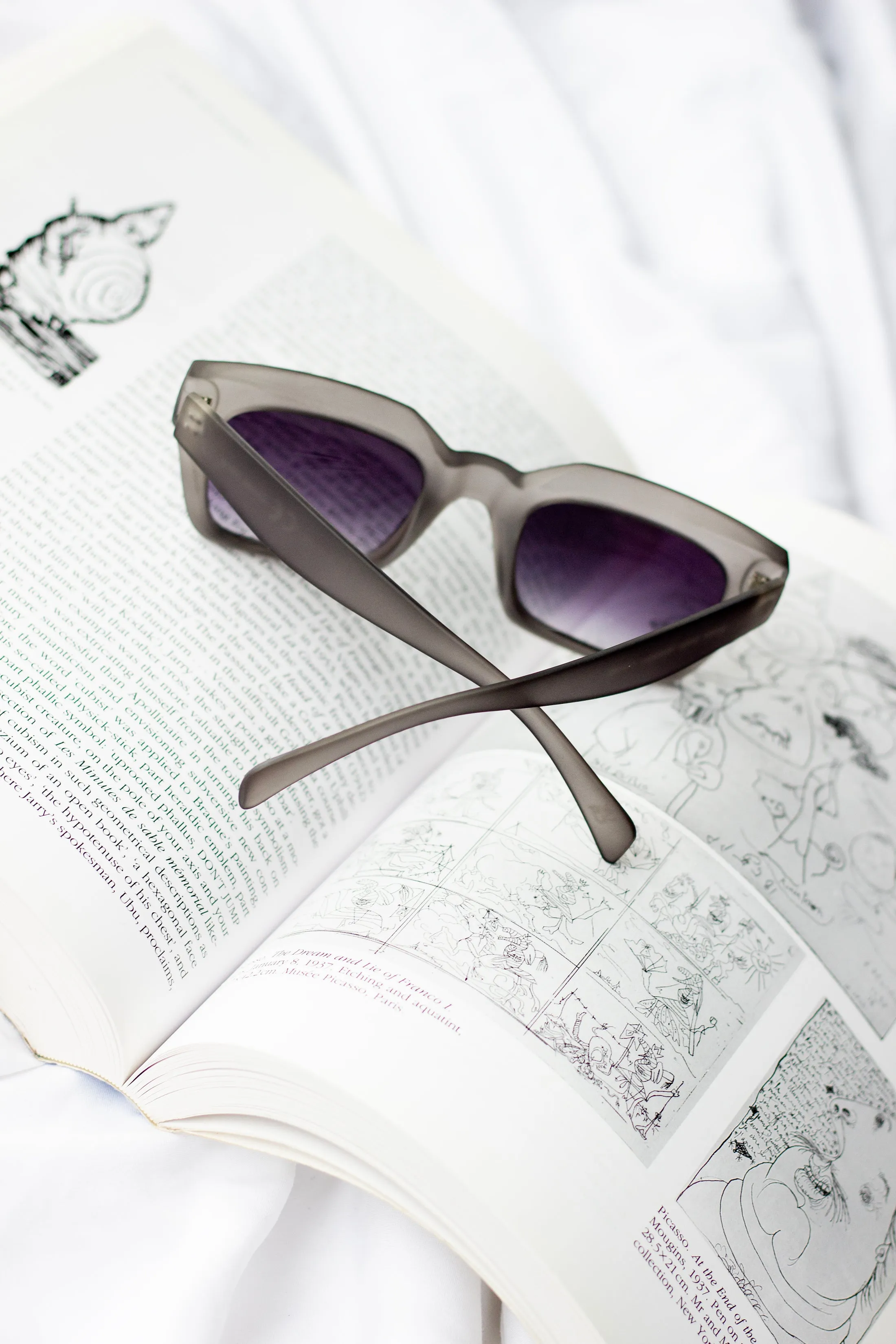 Chunky Bevelled Square Sunglasses