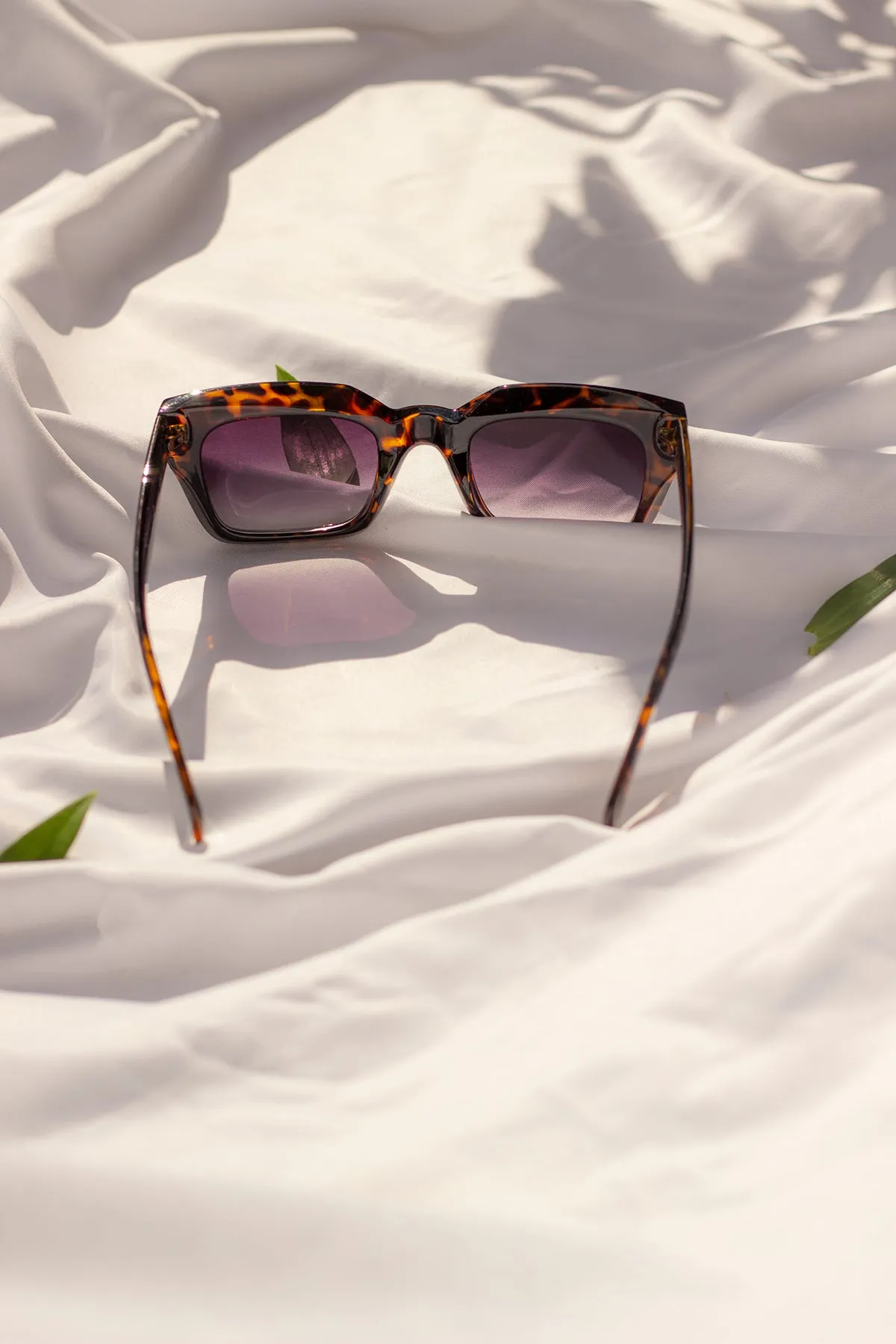 Chunky Bevelled Square Sunglasses