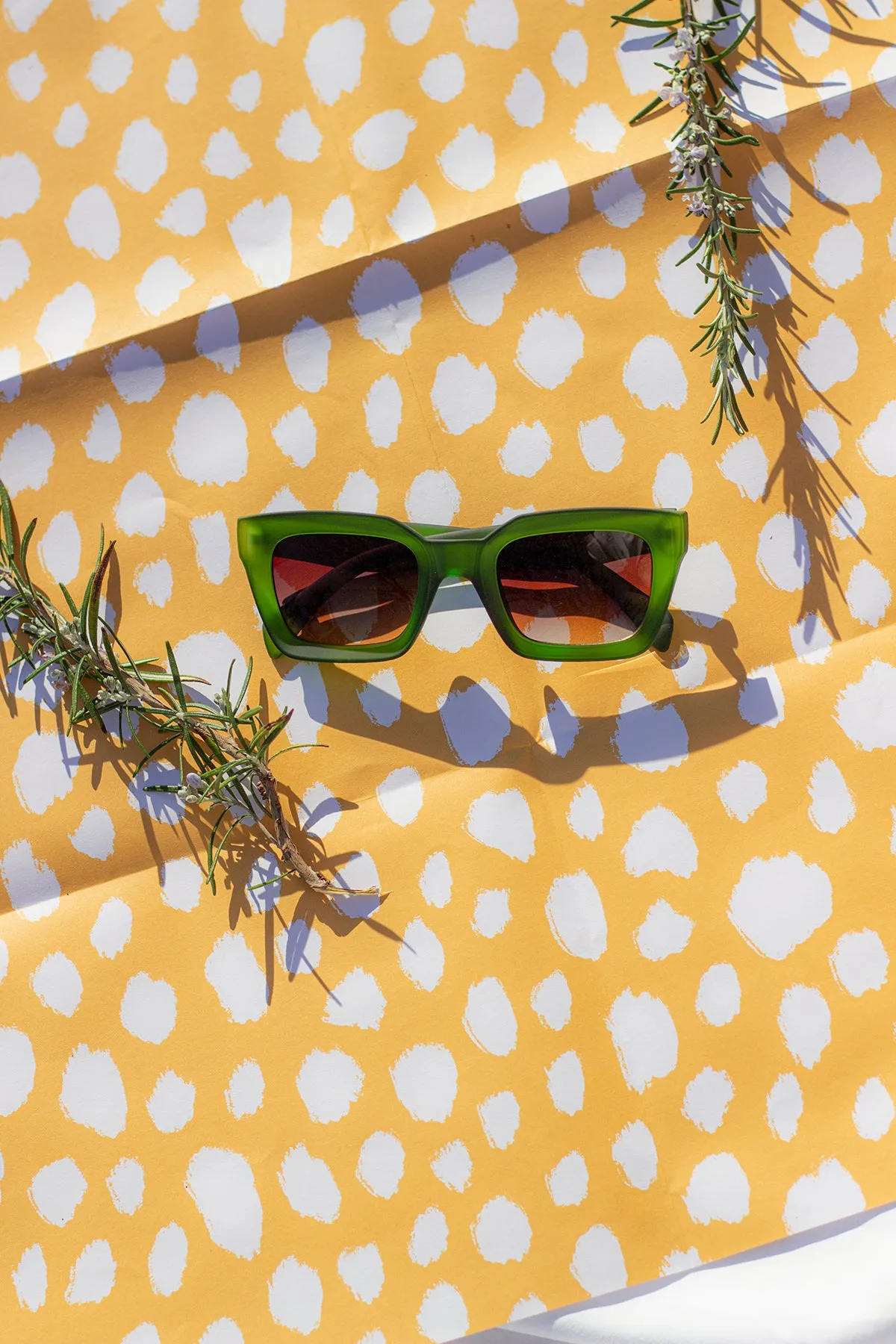 Chunky Bevelled Square Sunglasses