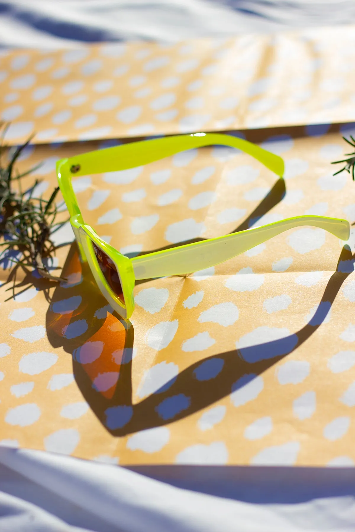 Chunky Bevelled Square Sunglasses