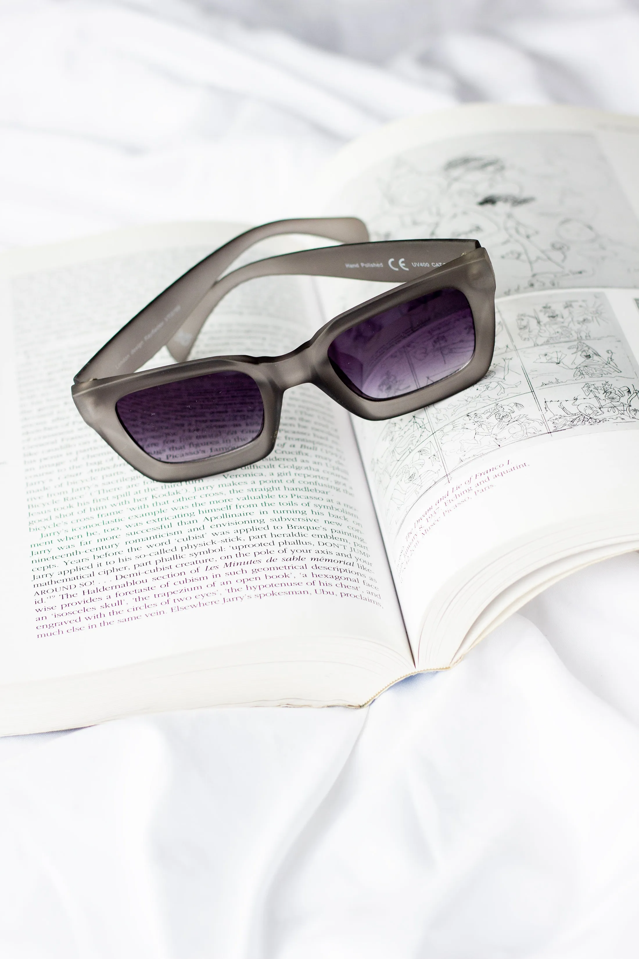 Chunky Bevelled Square Sunglasses