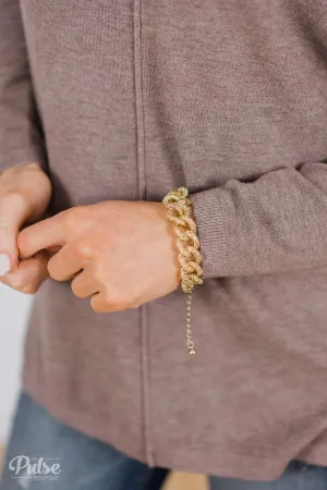 Chunky Chain Bracelet- Gold
