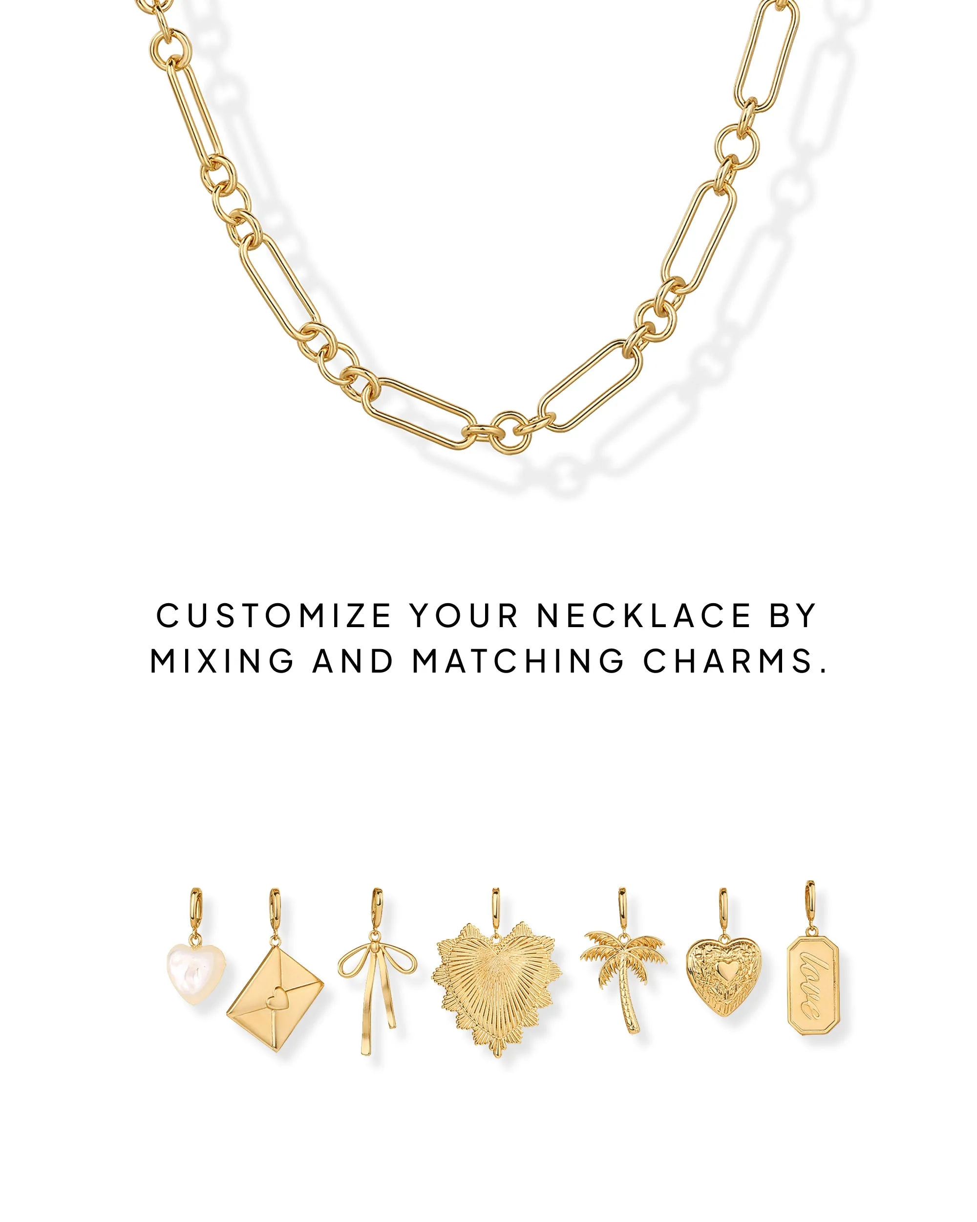 Chunky Charm Necklace