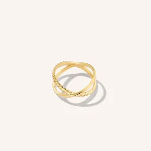 Chunky Crossover Ring