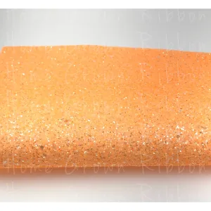 Chunky Glitter Sheet - Pastel Orange
