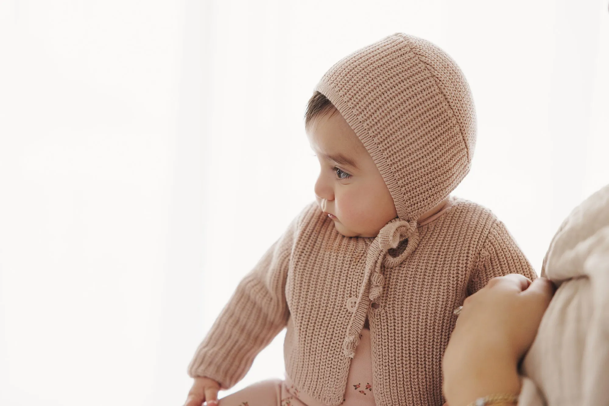 Chunky Knit Bonnet