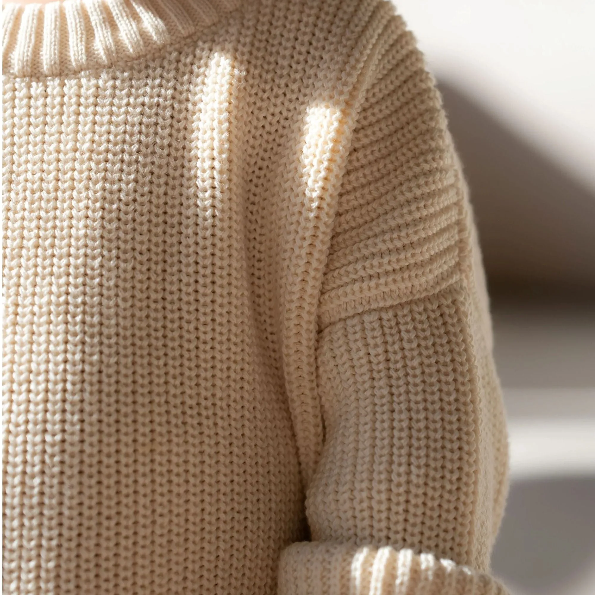 Chunky Knit Pulli aus 100% Bio-Baumwolle