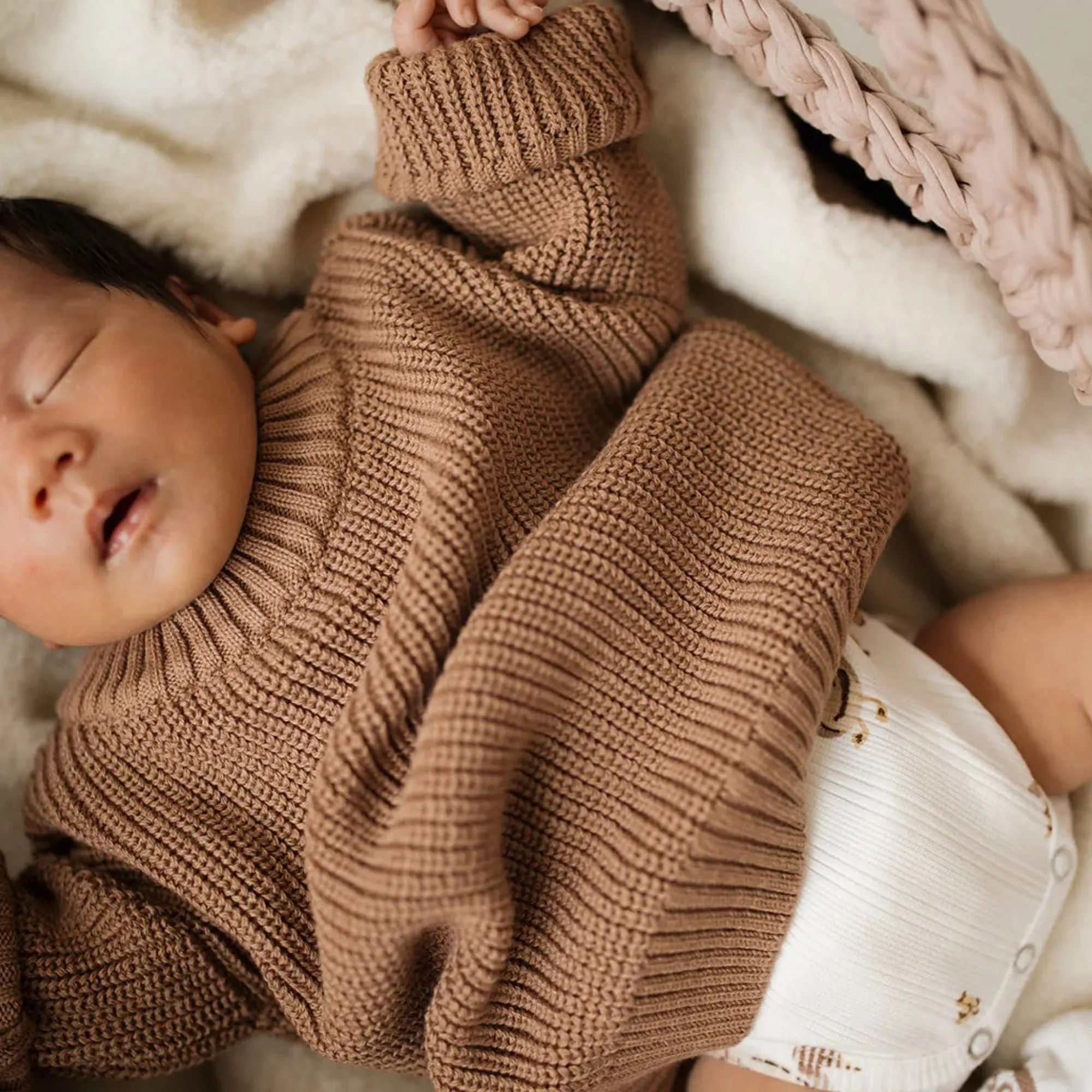 Chunky Knit Pulli aus 100% Bio-Baumwolle