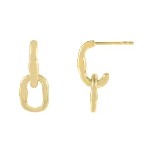 Chunky Link Drop Earring