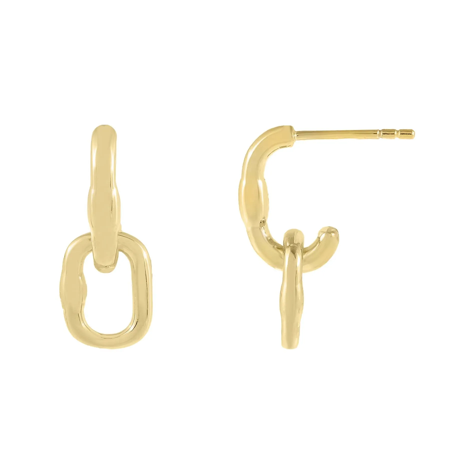 Chunky Link Drop Earring