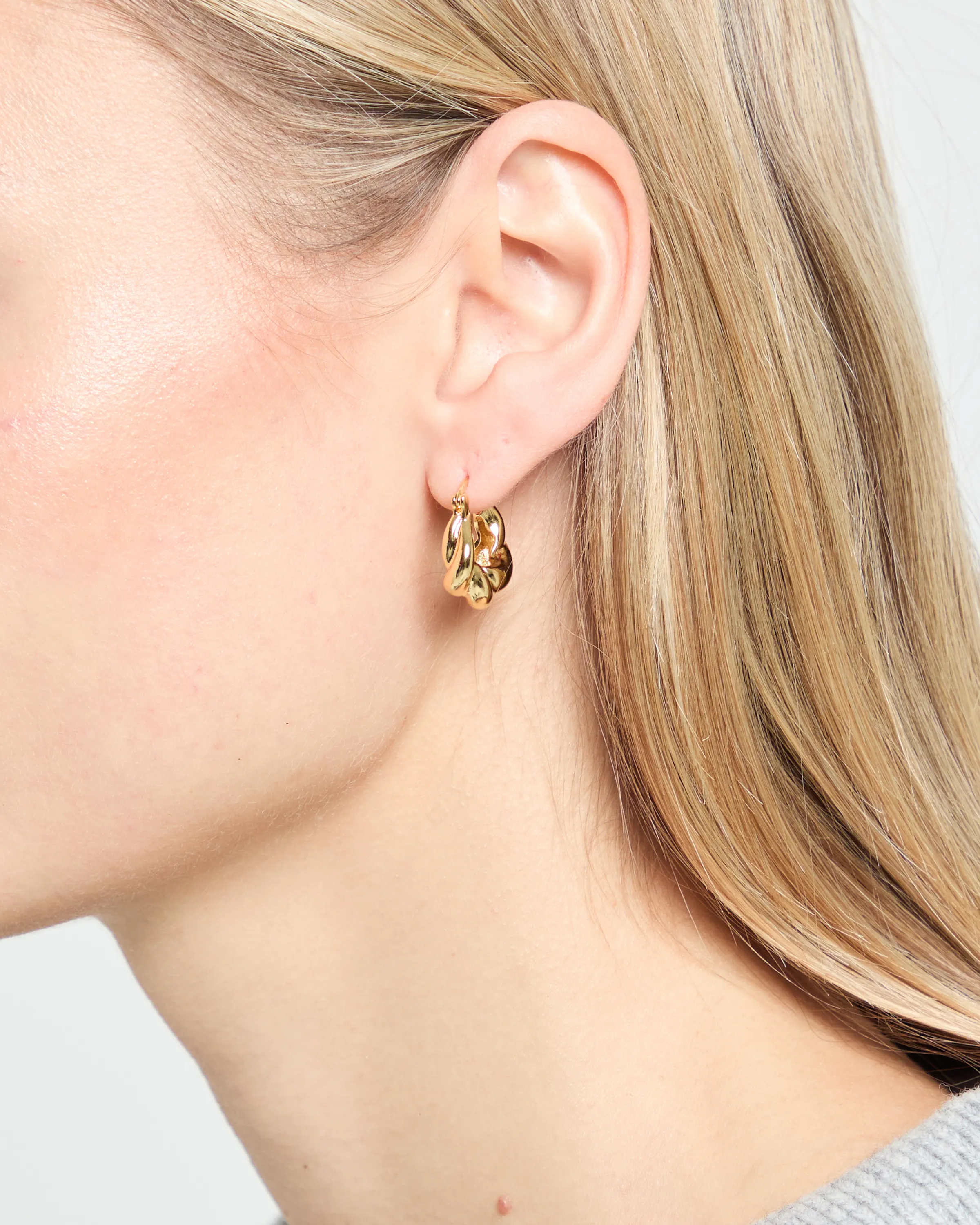 Chunky Twist Hoops