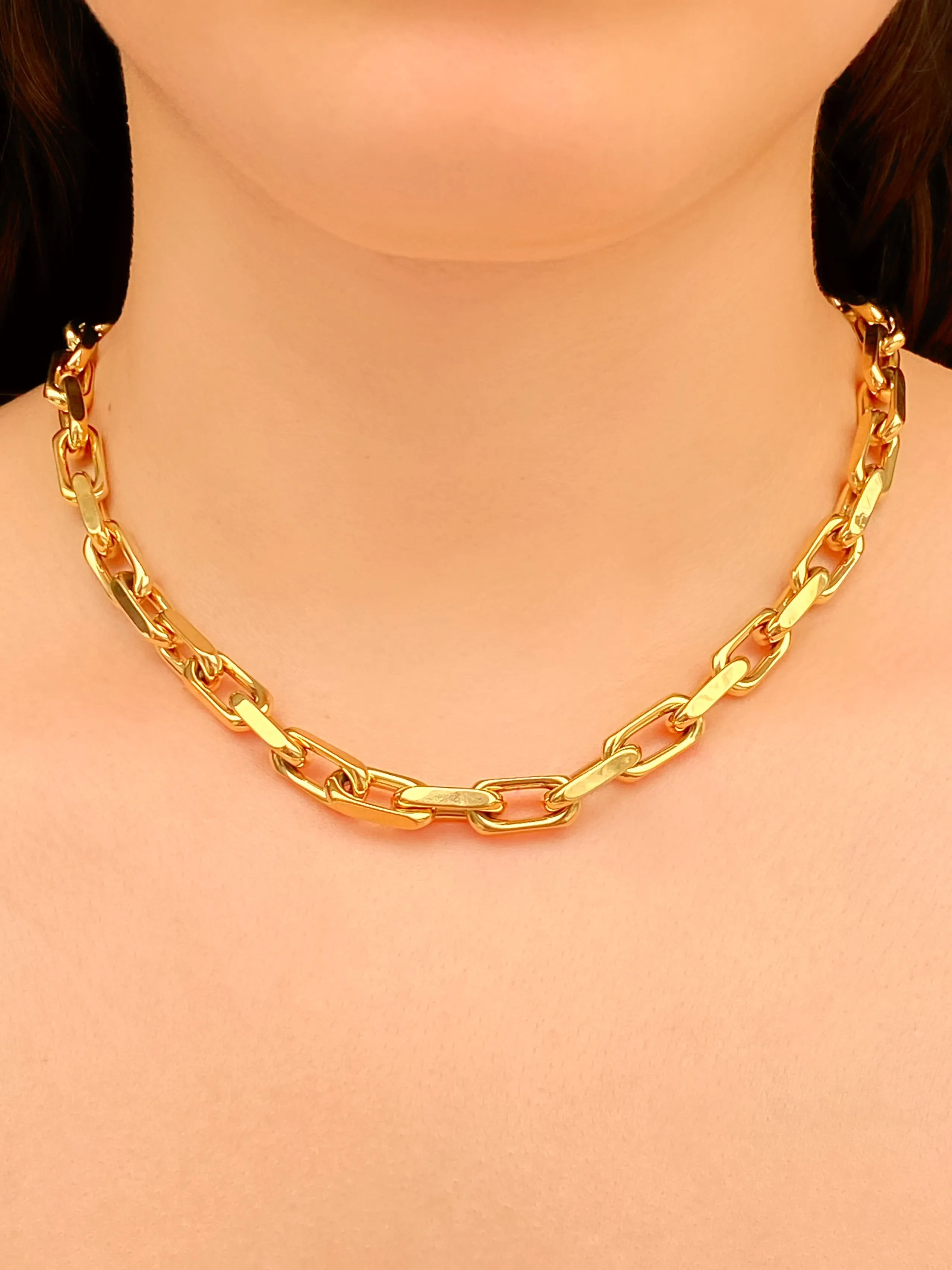 Collar Eslabon Chunky 7 mm