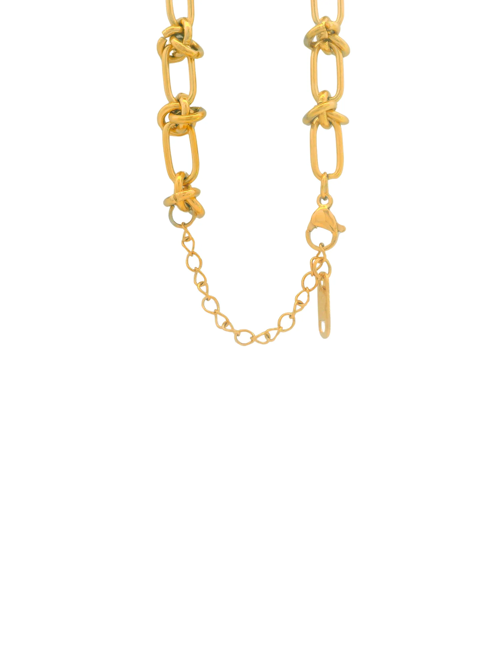 Collar Eslabones Con Nudos