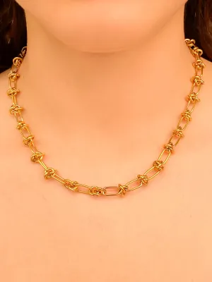 Collar Eslabones Con Nudos