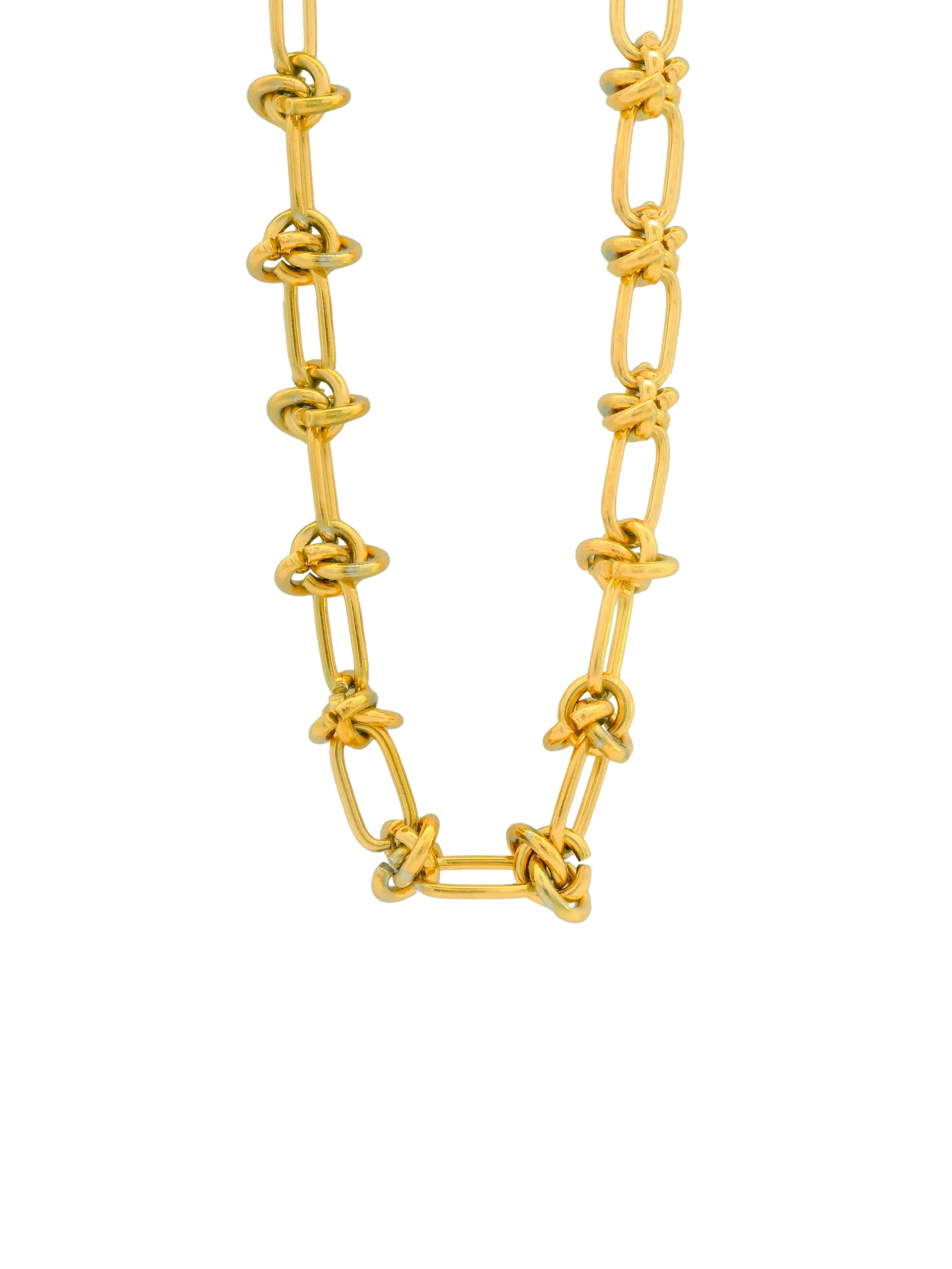 Collar Eslabones Con Nudos