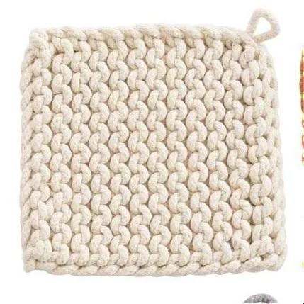 Crochet Pot Holders - Mustard Collection