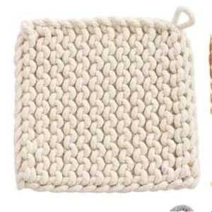 Crochet Pot Holders - Mustard Collection