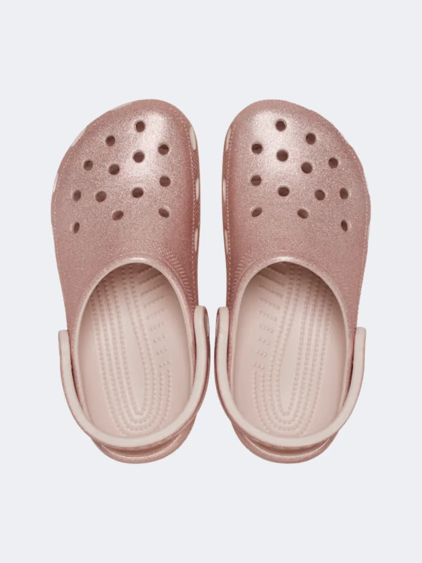 Crocs Classic Glitter Clog Unisex Lifestyle Quartz