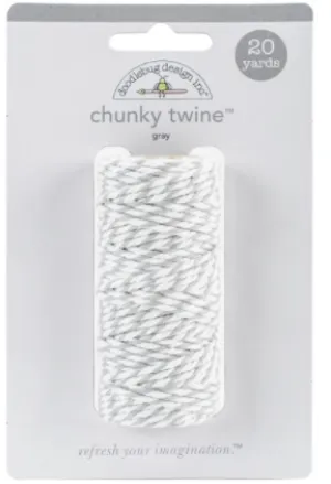 Doodlebug Gray Chunky Twine {C406}