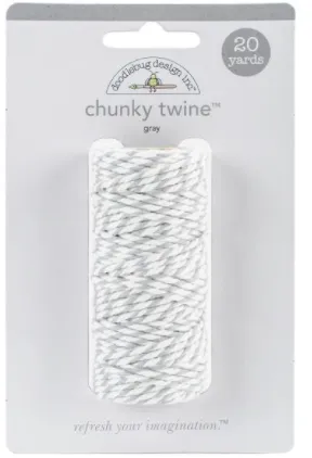 Doodlebug Gray Chunky Twine {C406}