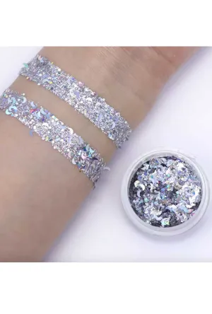 Eclipse Silver Chunky Glitter