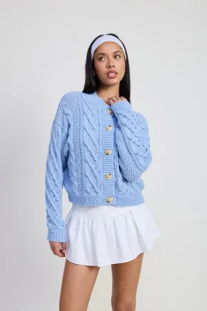Emory Park CHUNKY CABLE KNIT CARDIGAN