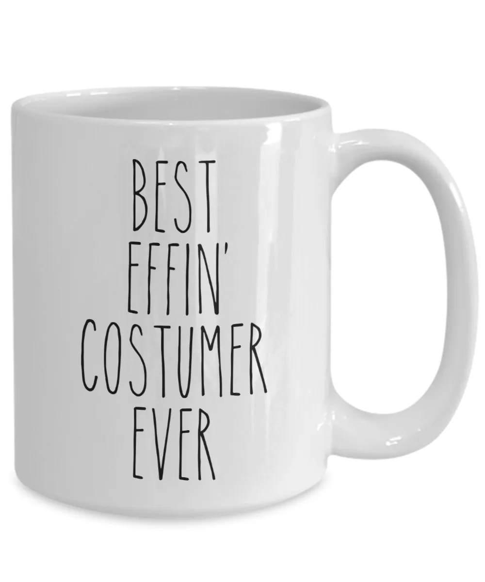 Gift For Costumer Best Effin' Costumer Ever Mug Coffee Cup Funny Coworker Gifts